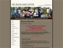 Tablet Screenshot of blackoakscenter.org